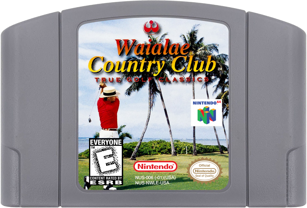 Waialae Country Club cartridge for Nintendo 64 N64 video game