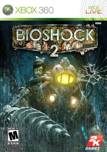 BioShock 2 cover art for Xbox 360 (X360) first-person shooter video game