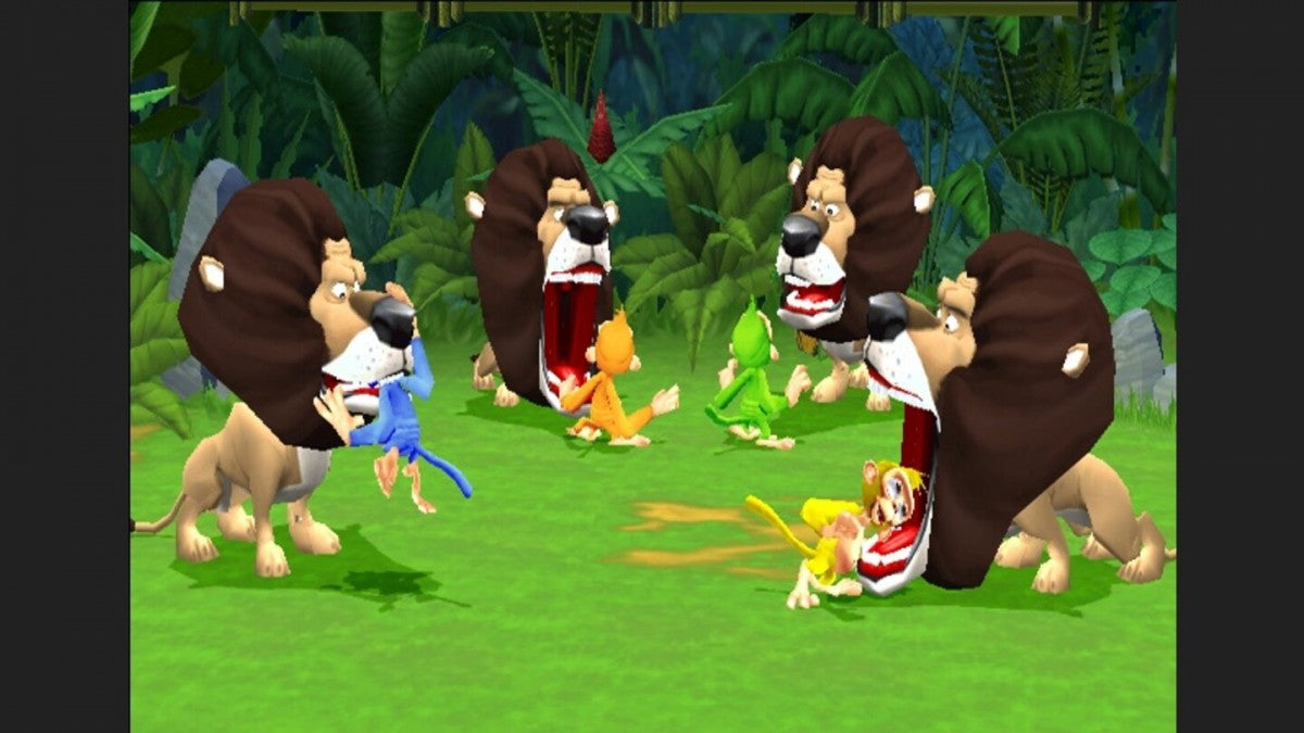Buzz! Junior: Jungle Party for PlayStation 2 with family-friendly party mini-games theme gameplay