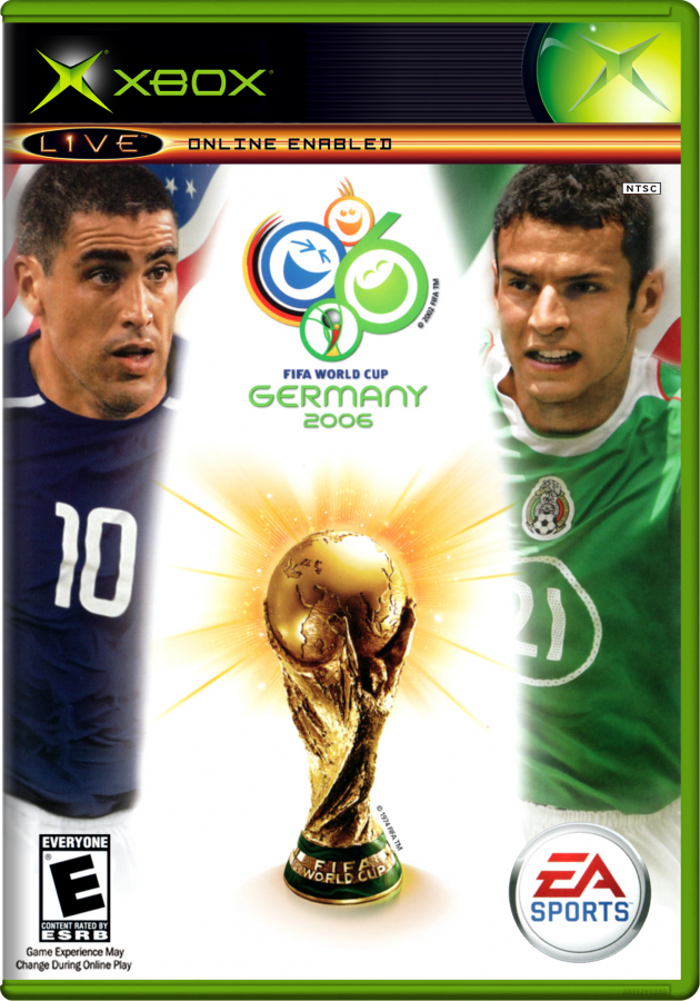 2006 FIFA World Cup Germany PlayStation 2 PS2 for soccer video game fans featuring official FIFA World Cup national teams authentic stadiums tournament mode realistic gameplay international competition multiplayer matches licensed players fast paced football action collectible gaming appeal front cover art