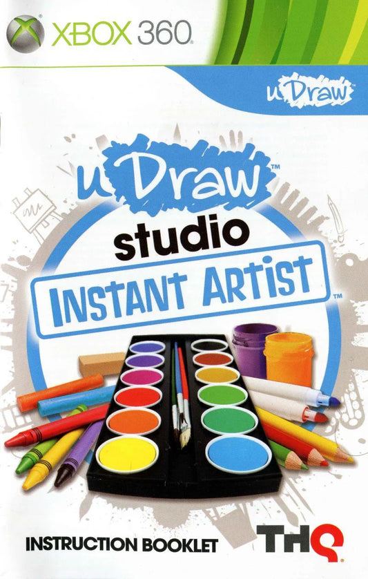 uDraw Studio: Instant Artist cover art for Xbox 360 (X360) video game