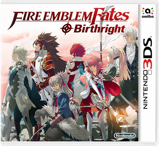 Fire Emblem Fates Birthright Nintendo 3DS 3DS for tactical role playing video game fans featuring turn based strategy battles deep character progression fantasy storytelling unit customization relationship building challenging missions cover art