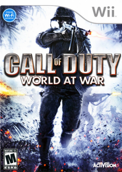 Call of Duty: World at War cover art for Nintendo Wii (Wii) video game