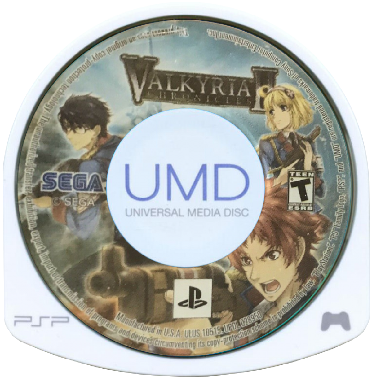 Valkyria Chronicles 2 – disc for PlayStation Portable (PSP) tactical role-playing game
