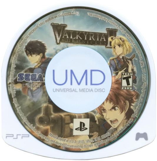 Valkyria Chronicles 2 – disc for PlayStation Portable (PSP) tactical role-playing game