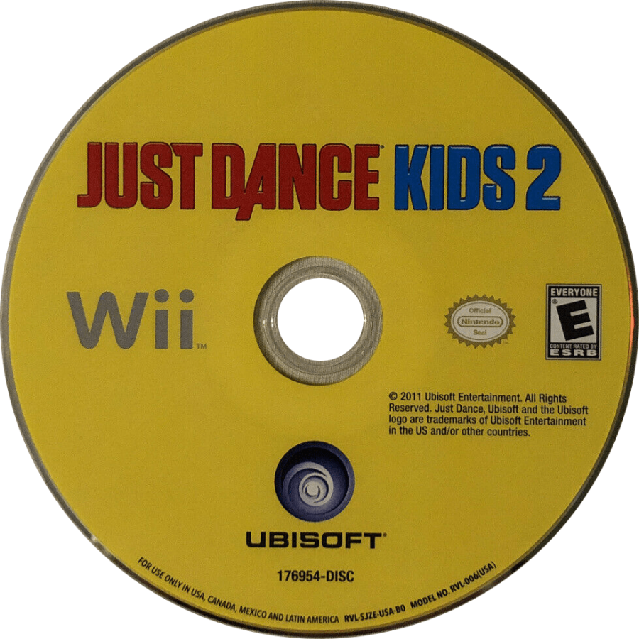 Just Dance: Kids 2 – Nintendo Wii (Wii) children’s dance rhythm music video game disc