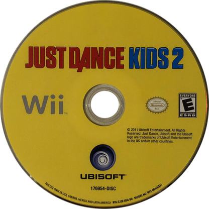 Just Dance: Kids 2 – Nintendo Wii (Wii) children’s dance rhythm music video game disc