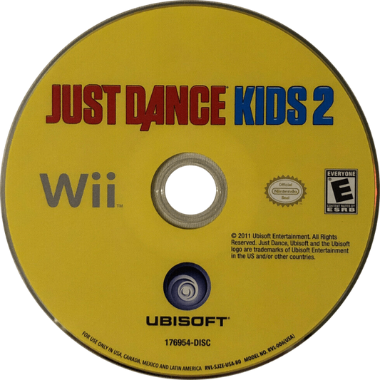 Just Dance: Kids 2 – Nintendo Wii (Wii) children’s dance rhythm music video game disc
