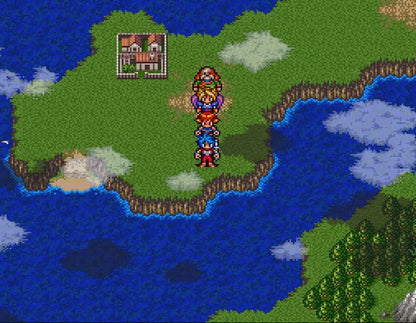 Breath of Fire Super Nintendo SNES JRPG role playing game fantasy adventure turn based combat Capcom classic dragon transformation story driven exploration party based RPG retro 16 bit gaming Super Nintendo Entertainment System software video game title cover art gameplay