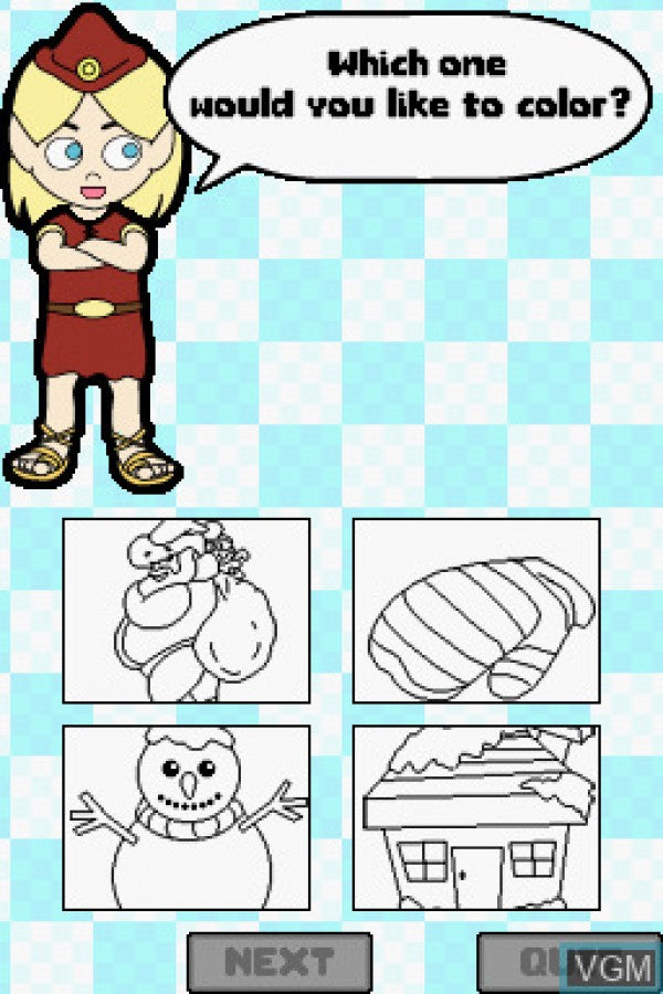 Smart Boy’s Winter Wonderland Nintendo DS video game, educational puzzle gameplay, winter-themed learning activities, handheld console title gameplay screenshot