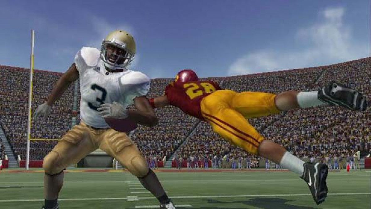 NCAA Football 06 – PlayStation 2 (PS2) college football sports video game gameplay