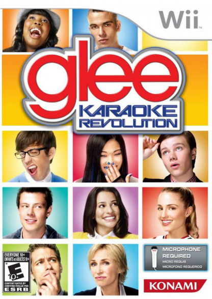Karaoke Revolution: Glee – Nintendo Wii (Wii) karaoke rhythm music video game cover art