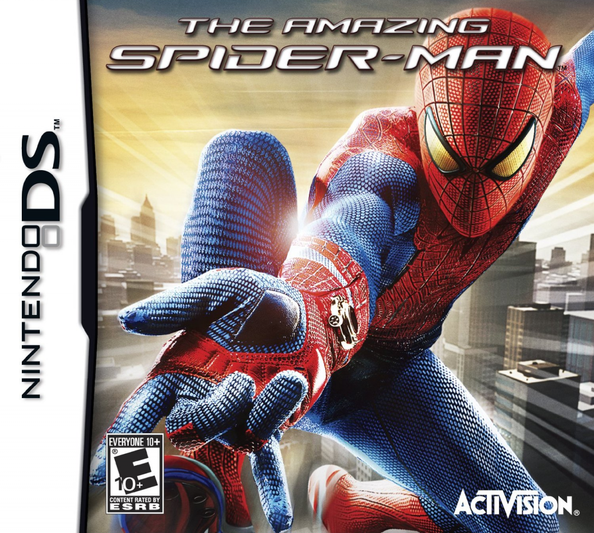 The Amazing Spider-Man 2 Nintendo DS action adventure game with web-slinging combat and missions based on the Marvel film story front cover