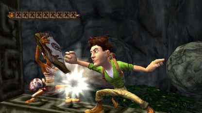 Pitfall The Lost Expedition PS2 PlayStation 2 action adventure platformer jungle exploration treasure hunting survival gameplay retro video game gameplay
