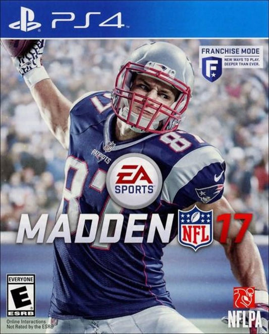 Madden NFL 17 cover art for PlayStation 4 (PS4) video game