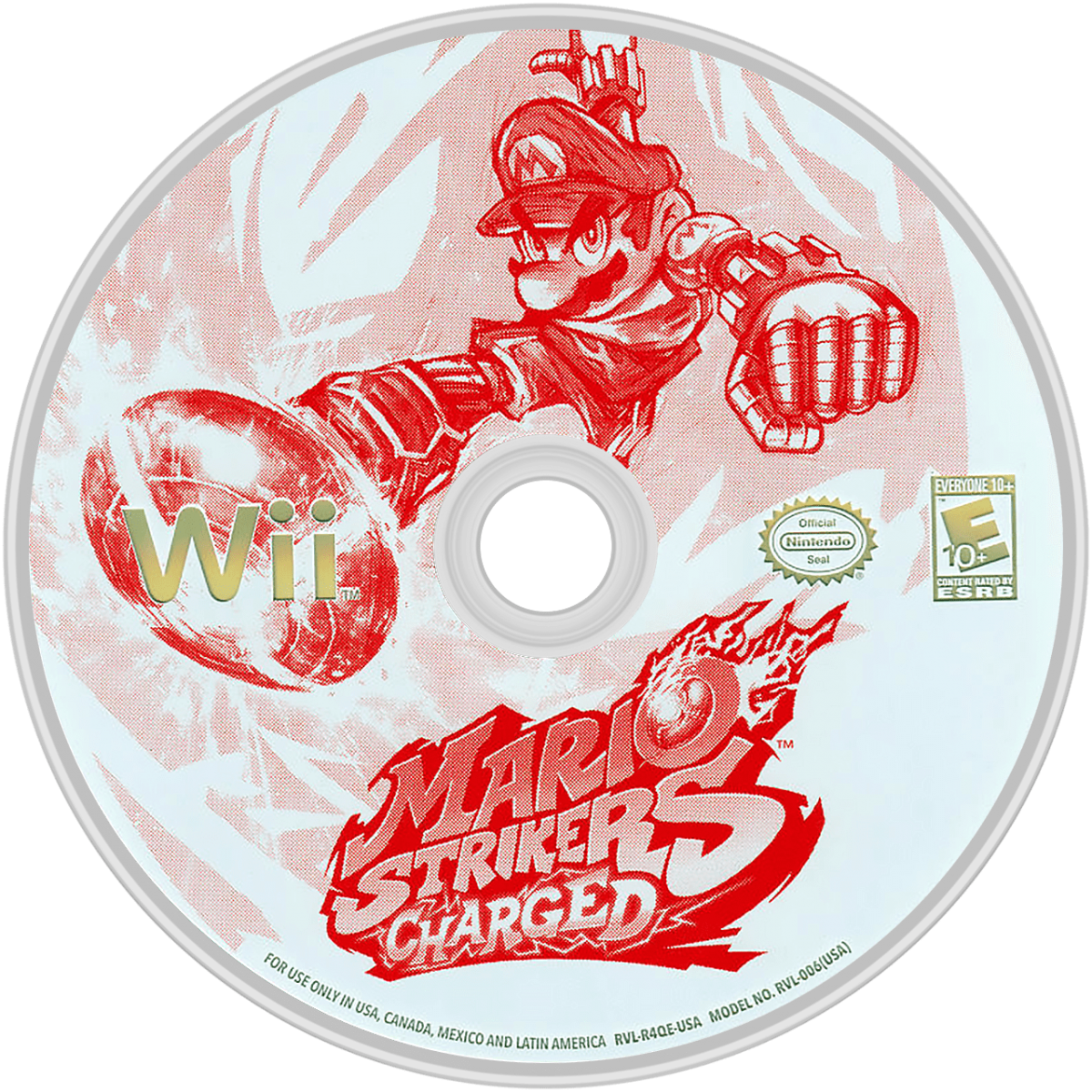Mario Strikers: Charged [Nintendo Selects] – Nintendo Wii (Wii) arcade soccer sports action multiplayer video game disc