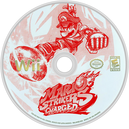 Mario Strikers: Charged [Nintendo Selects] – Nintendo Wii (Wii) arcade soccer sports action multiplayer video game disc
