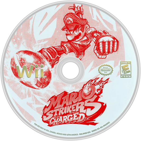 Mario Strikers: Charged [Nintendo Selects] – Nintendo Wii (Wii) arcade soccer sports action multiplayer video game disc