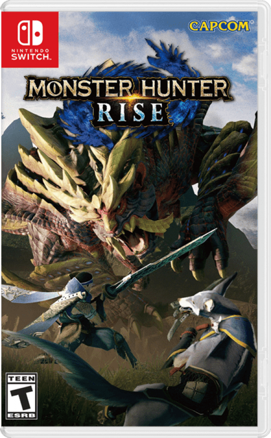 Monster Hunter Rise – Nintendo Switch (NS) Front Cover Art for this NS video Game 