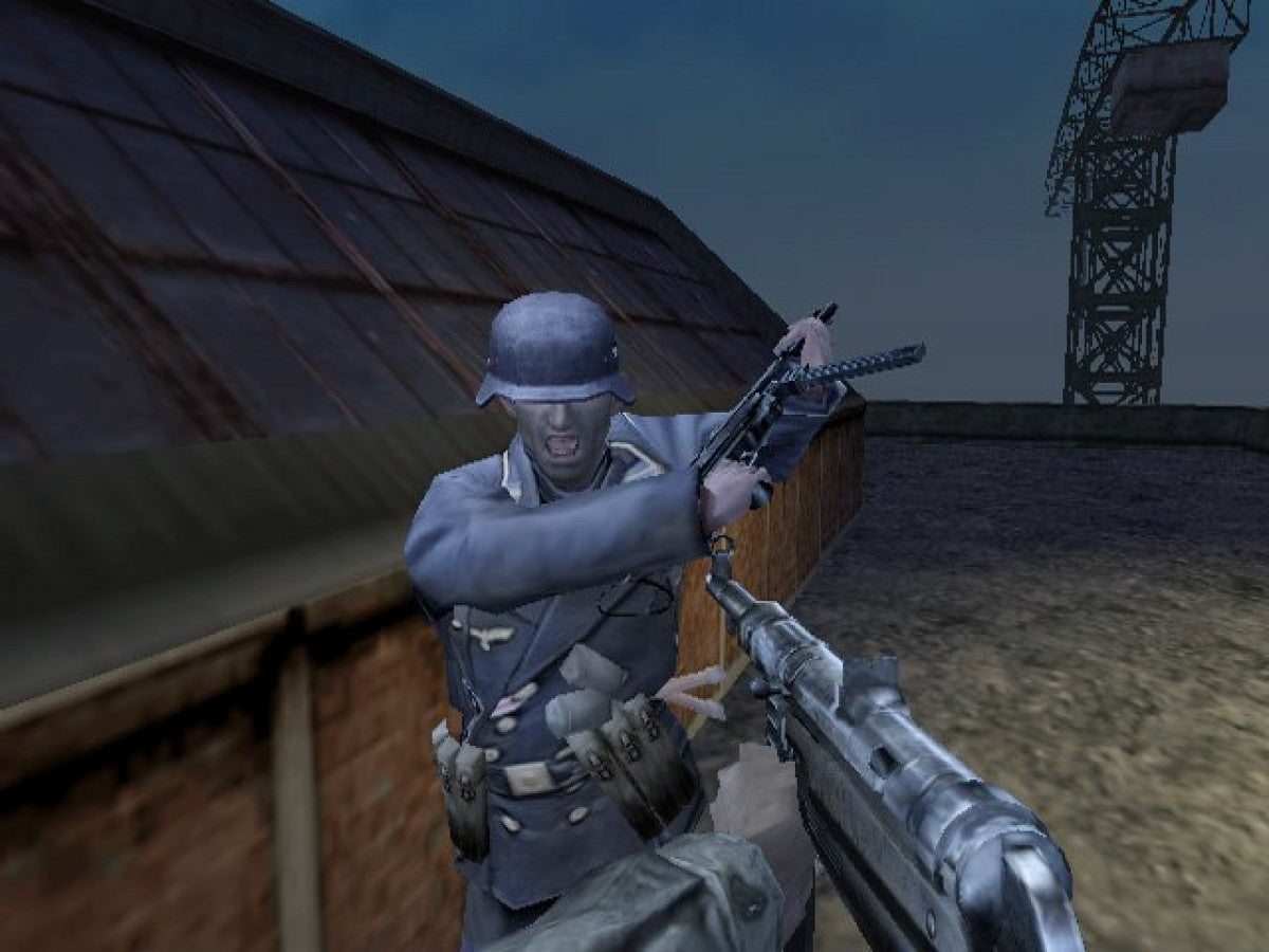 Medal of Honor: Frontline gameplay for GameCube (GC) World War II first-person shooter video game