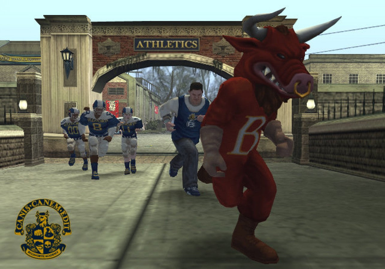 Bully for PlayStation 2 with open-world school life and adventure gameplay theme gameplay