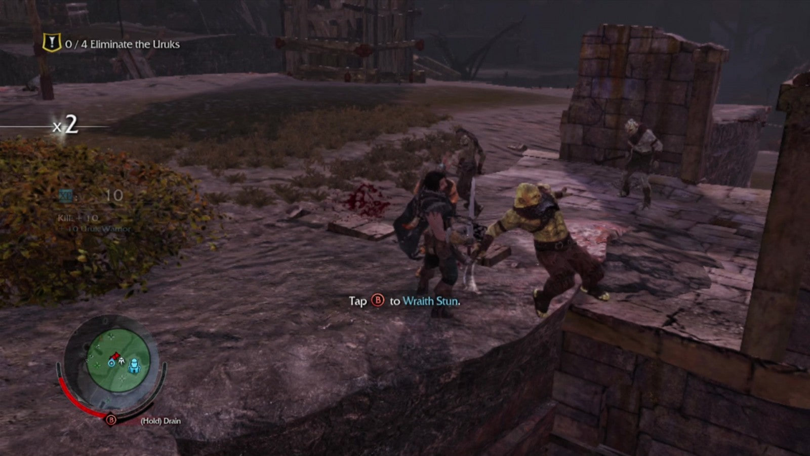 Middle-earth: Shadow of Mordor gameplay for Xbox 360 (X360) action-adventure role-playing video game