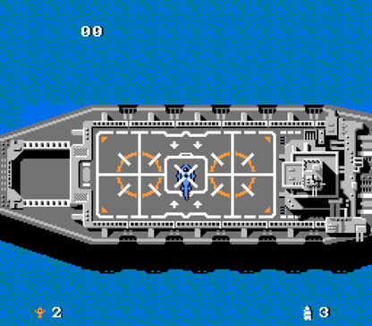 Twin Cobra cartridge for the Nintendo Entertainment System featuring 8 bit vertical scrolling shooter action with military helicopter combat intense enemy waves and arcade style gameplay 