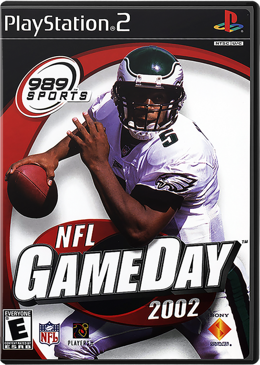 NFL GameDay 2002 cover art for PlayStation 2 (PS2) video game