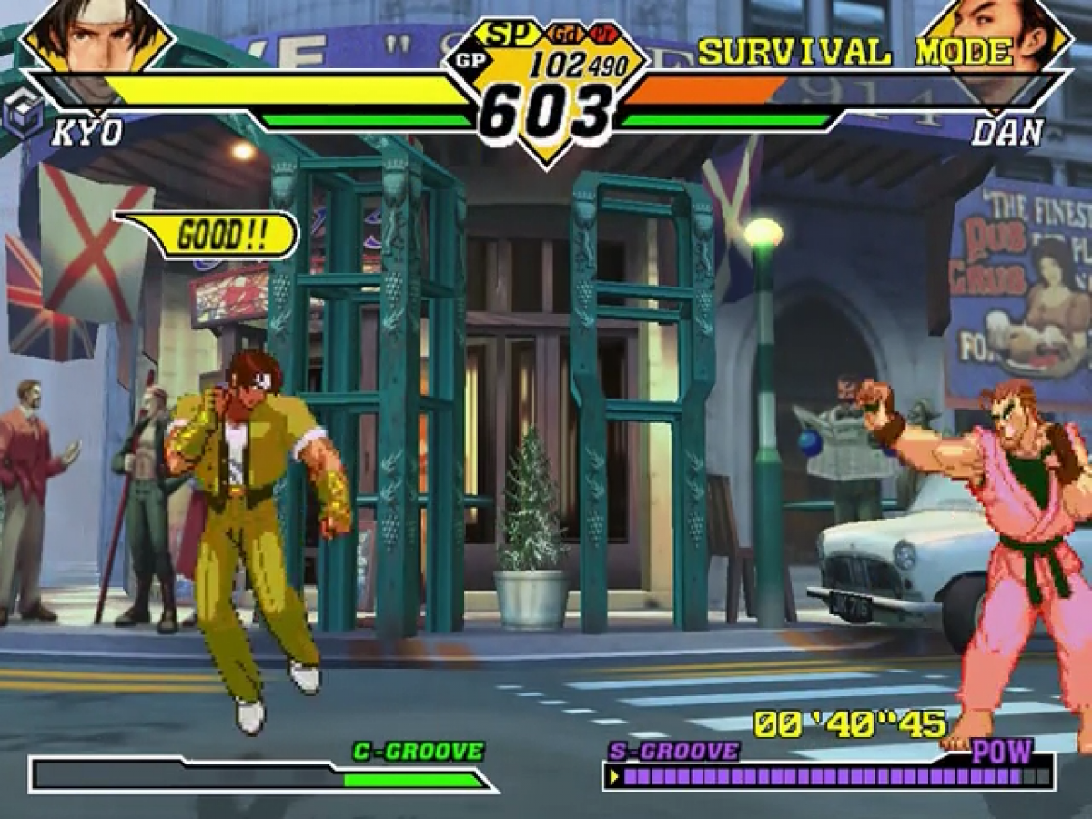 Capcom Vs. SNK 2 EO – GameCube (GC) Gameplay Art for this GameCube Video Game