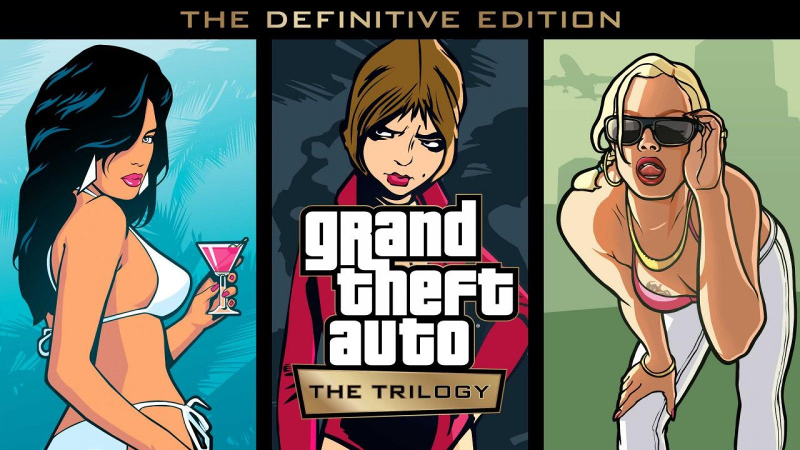 Grand Theft Auto: The Trilogy titlepage for Nintendo Switch (NS) video game