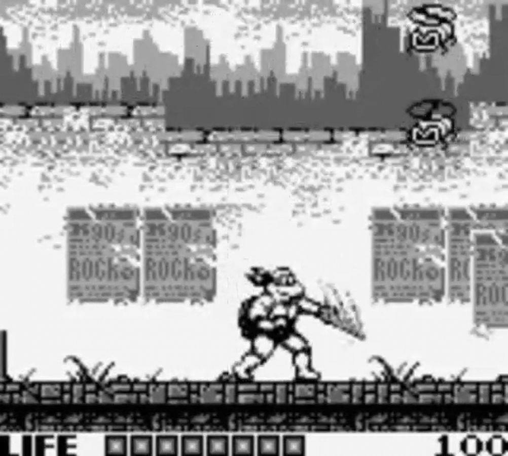Teenage Mutant Ninja Turtles: Fall of the Foot Clan Game Boy action platformer video game gameplay