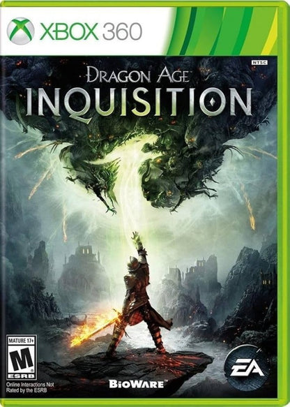 Dragon Age: Inquisition cover art for Xbox 360 (X360) action role-playing video game