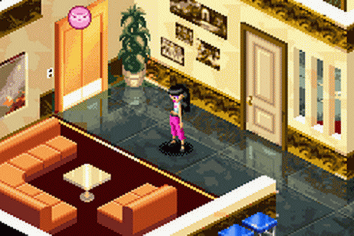 Bratz: Rock Angelz for Game Boy Advance with fashion-themed adventure and music-focused gameplay screenshot