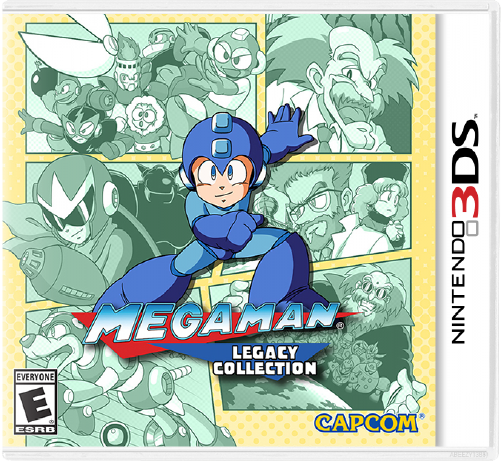 Mega Man Legacy Collection cover art for Nintendo 3DS (3DS) video game