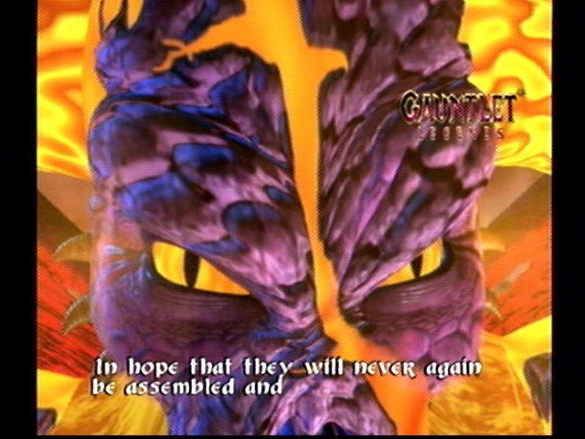 Gauntlet Legends Sega Dreamcast retro video game action RPG intro