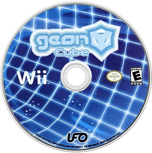 Geon Cube – Nintendo Wii (Wii) puzzle arcade disc for video game