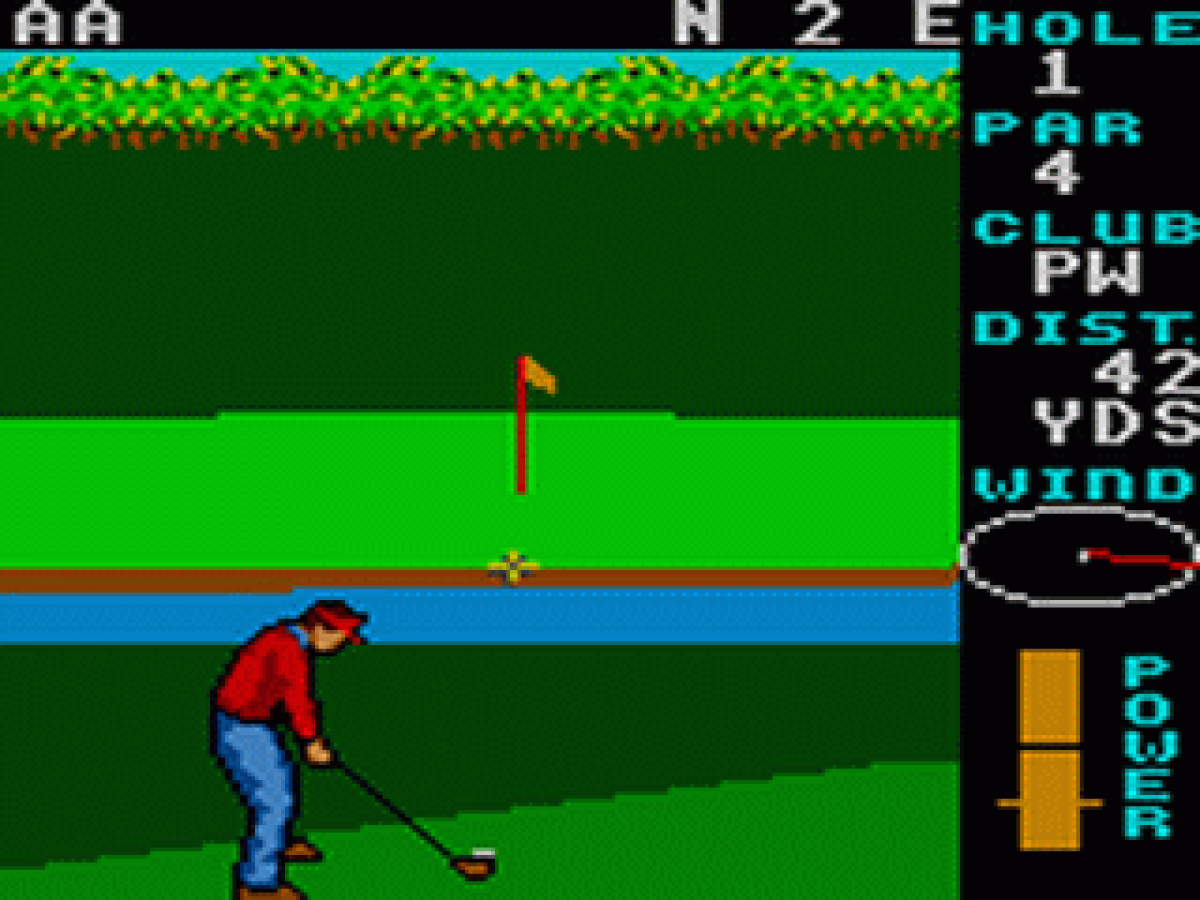 World Class Leader Board Golf gameplay for Sega Game Gear (GG) video game