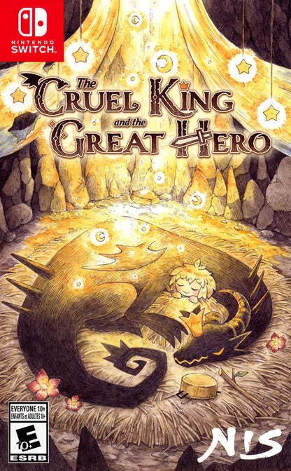 The Cruel King and the Great Hero Storybook Edition Nintendo Switch NS for role playing video game fans featuring charming fantasy adventure turn based battles storybook inspired visuals character growth emotional storytelling unique characters exploration quests and special edition collectible content gaming appeal front cover art