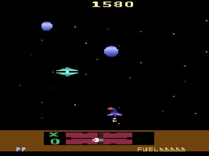Solaris retro Atari 2600 video game featuring sci fi space combat, open world exploration, arcade shooter gameplay and classic Atari console adventure - gameplay