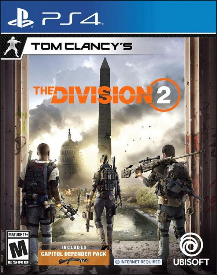 Tom Clancy's The Division 2 cover art for PlayStation 4 (PS4) video game