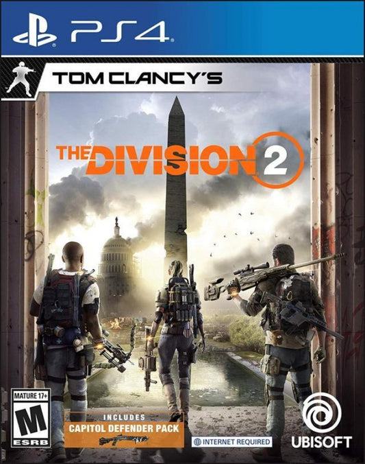 Tom Clancy's The Division 2 cover art for PlayStation 4 (PS4) video game