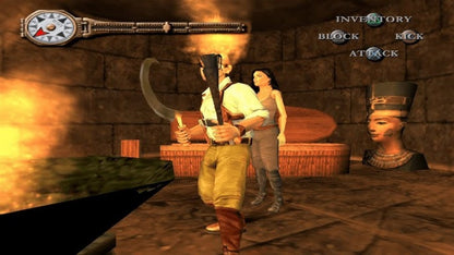 The Mummy Returns PS2 Sony PlayStation 2 action adventure game movie tie in third person combat platforming exploration ancient Egypt enemies puzzles hack and slash gameplay Universal Interactive retro gaming PlayStation 2 software video game title gameplay