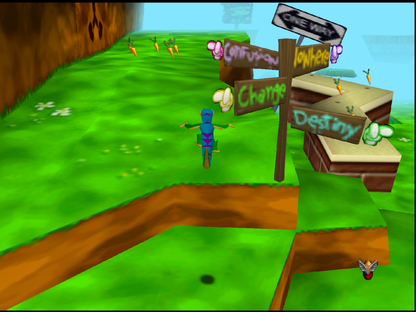 Gex 64 Enter the Gecko Nintendo 64 N64 for 3D platforming video game fans featuring Gex the gecko television themed levels collectible remotes platforming challenges enemy battles unique environments power ups and classic Nintendo 64 gameplay collectible gaming appeal gameplay