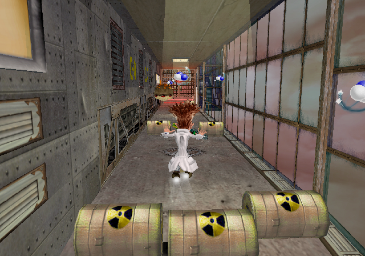Dr Muto PlayStation 2 retro video game platformer gameplay (2002)
