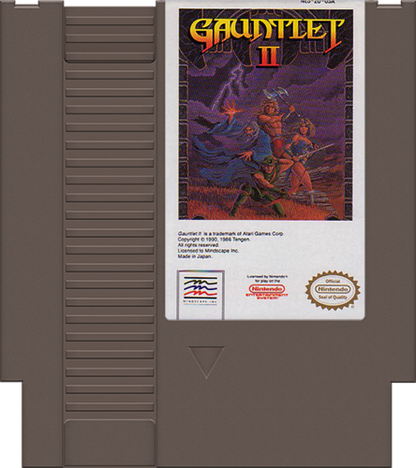 Gauntlet II cartridge for Nintendo Entertainment System (NES) retro video game