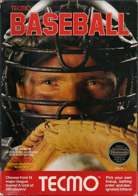 Tecmo Baseball cover art for Nintendo Entertainment System (NES) video game