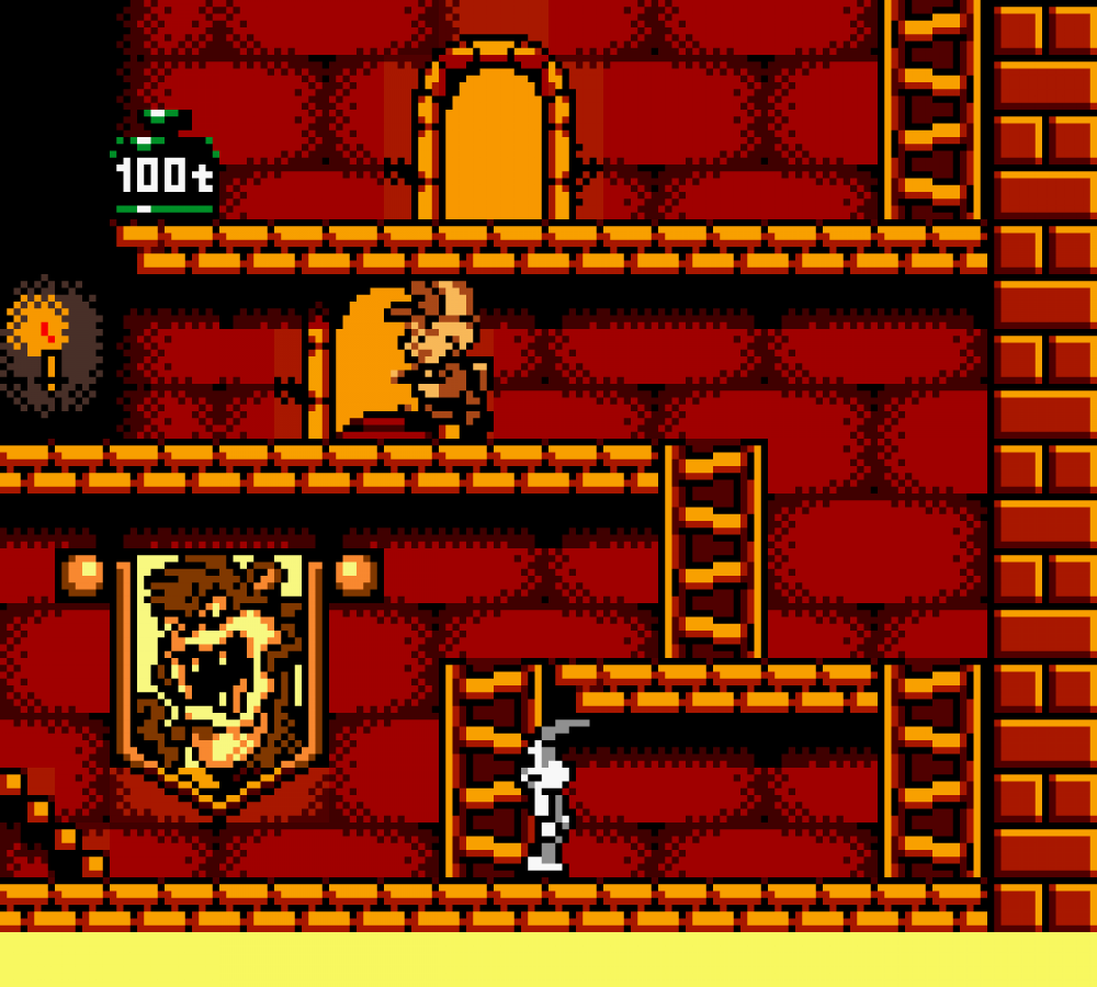 Bugs Bunny Crazy Castle 4 gameplay for Game Boy Color GBC video game