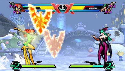 Ultimate Marvel vs Capcom 3 PlayStation Vita PS VITA gameplay for retro video game enthusiasts featuring fast paced crossover fighting gameplay iconic Marvel and Capcom character roster combo heavy combat mechanics tag team battles colorful arcade style visuals and portable competitive fighting game experience and collectible gaming appeal