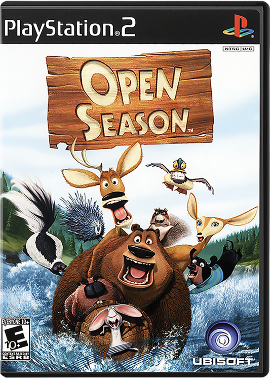 Open Season cover art for PlayStation 2 (PS2) video game