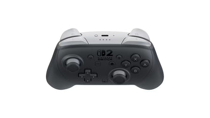 Nintendo Switch 2 Pro Controller Nintendo Switch 2 NS2 official wireless gaming controller featuring ergonomic design precision analog sticks responsive buttons HD rumble motion controls wireless connectivity rechargeable battery and enhanced Nintendo Switch 2 gameplay compatibility premium Nintendo gaming accessory collectible controller hardware appeal from above